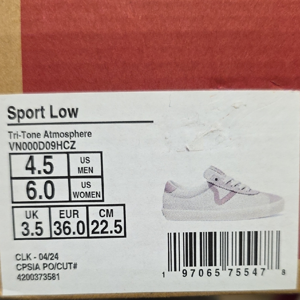Vans Sport Low Tri-Tone Atmosphere Men’s 4.5 / Women’s 6 - Picture 2 of 6